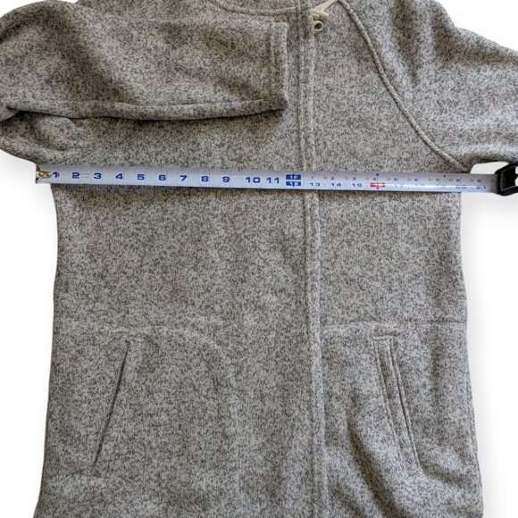 The North Face Heather Gray Wrap Jacket Large - Picture 10 of 16